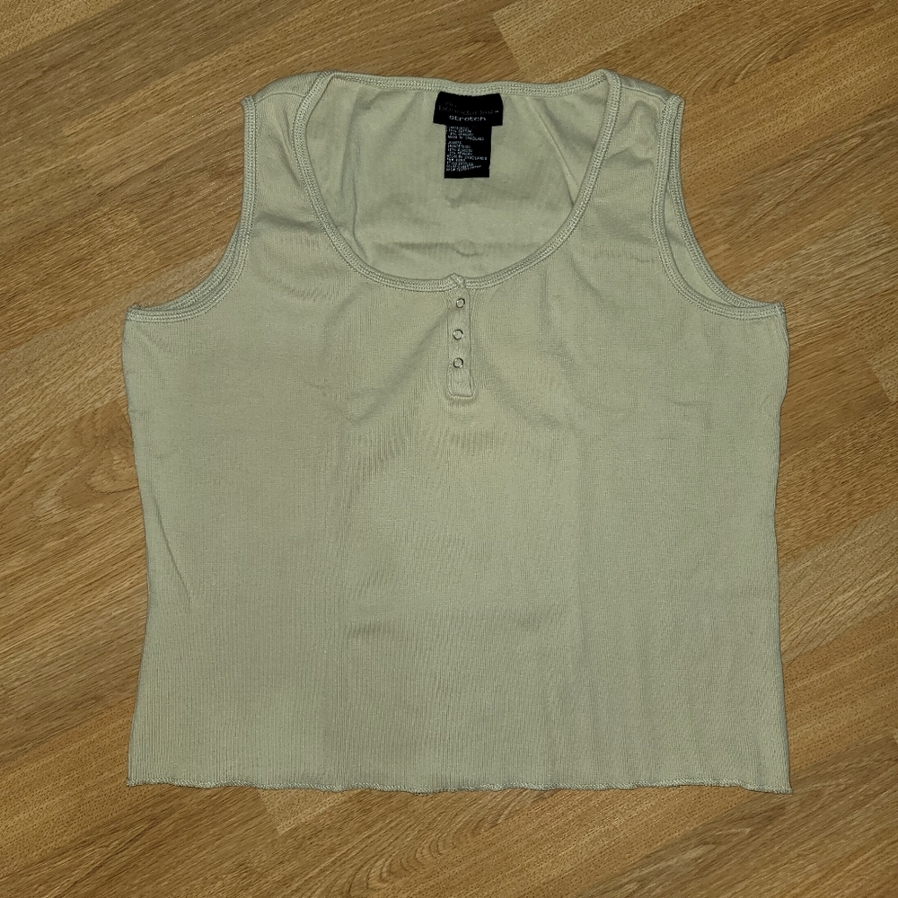 No Boundaries Vintage Baby Rib Tank Top Gem